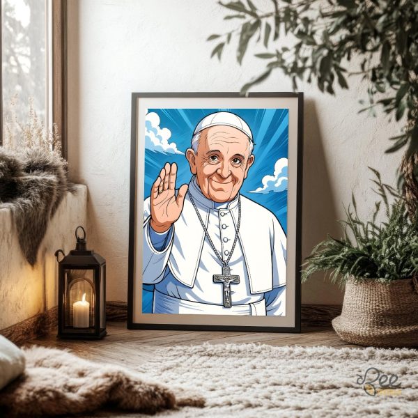 Rip pope francis catholic wall art