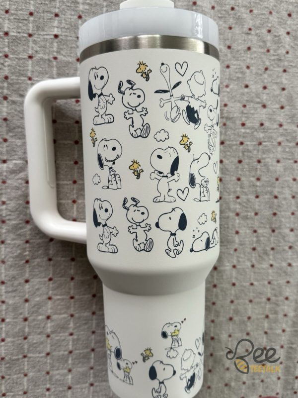 Snoopy tumbler 40oz stanley cup dupe