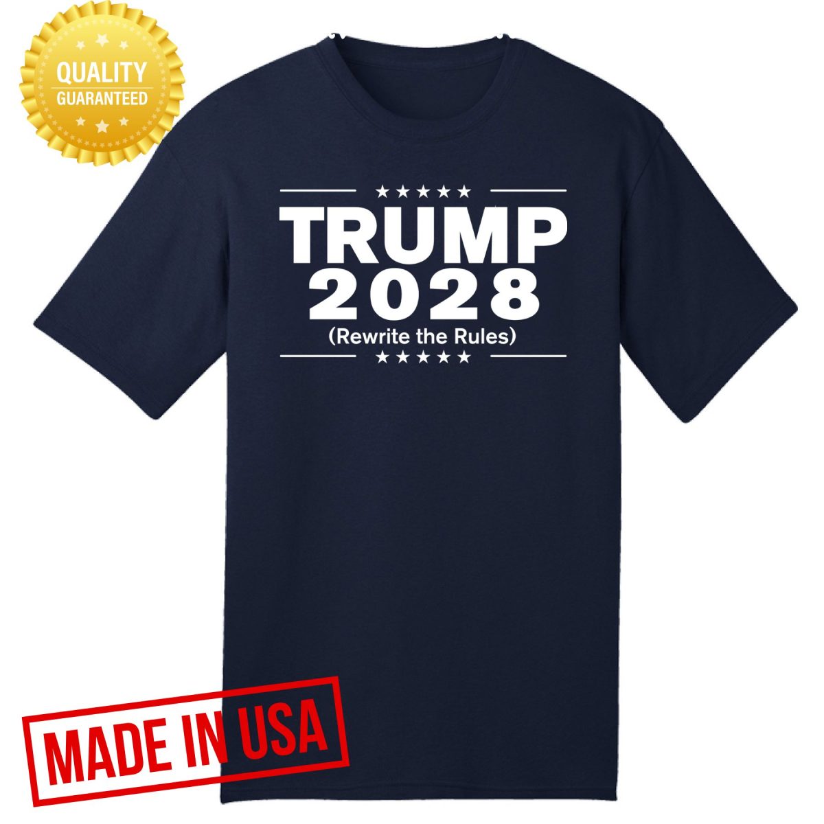 Trump 2028 rewrite the rules shirt 2