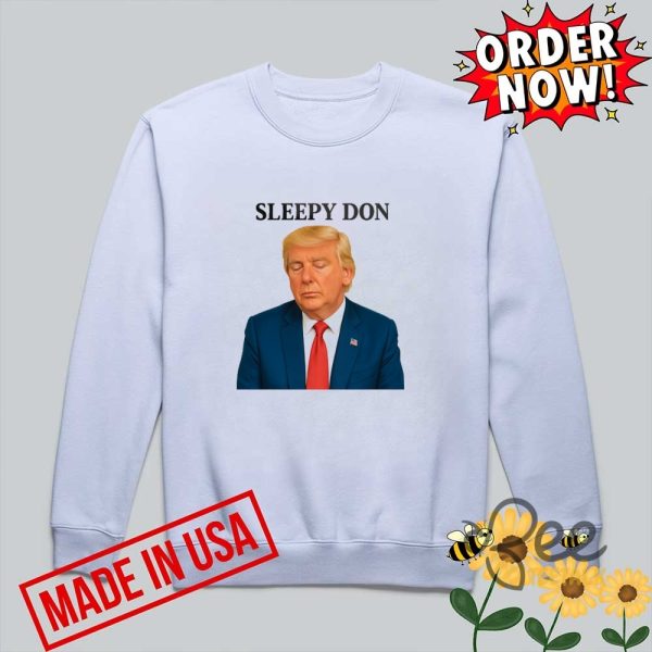 Funny sleepy don shirt donald trump sleepy joe