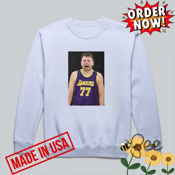 Luka doncic crying shirt
