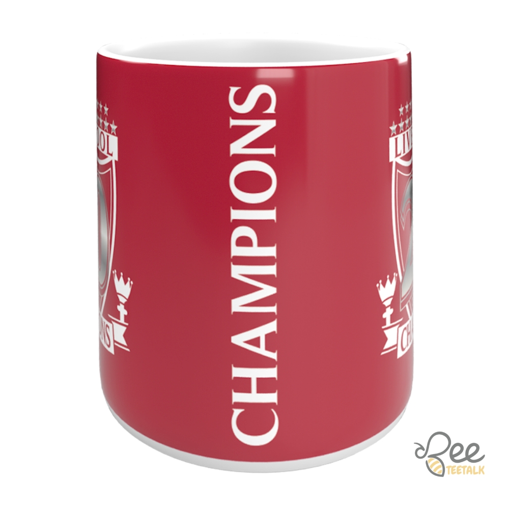 Liverpool Champions Mug 20 Times 2024 2025 7 Liverpool Champions Mug 20 Times 2024 2025