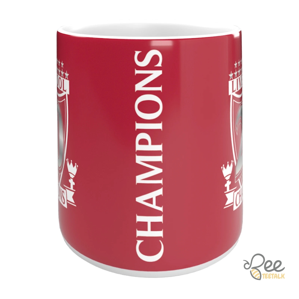 Liverpool Champions Mug 20 Times 2024 2025 10 Liverpool Champions Mug 20 Times 2024 2025