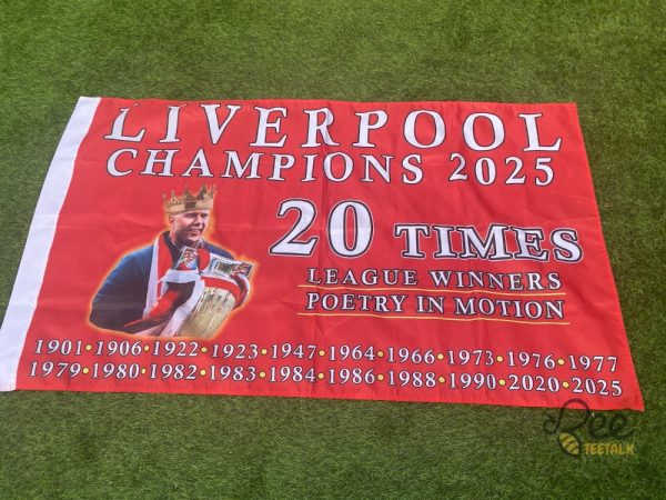 Liverpool champions winners 2025 flag
