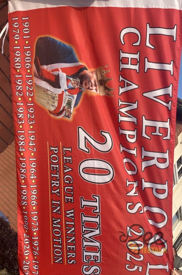 Liverpool champions winners 2025 flag