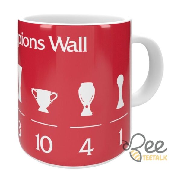 Red liverpool the champions wall cofee mug