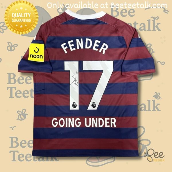 Signed sam fender seventeen going under newcastle united 24 25 football jersey shirt full printed replica beeteetalk 1
