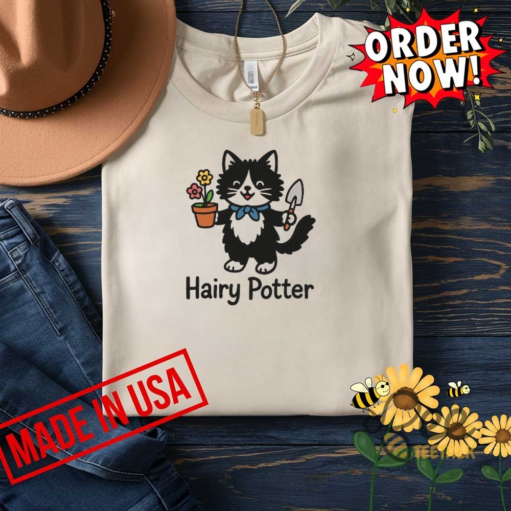 Vintage Hairy Potter Cat Shirt Harry Potter Parody Tee Shirt 10 Vintage Hairy Potter Cat Shirt Harry Potter Parody Tee Shirt