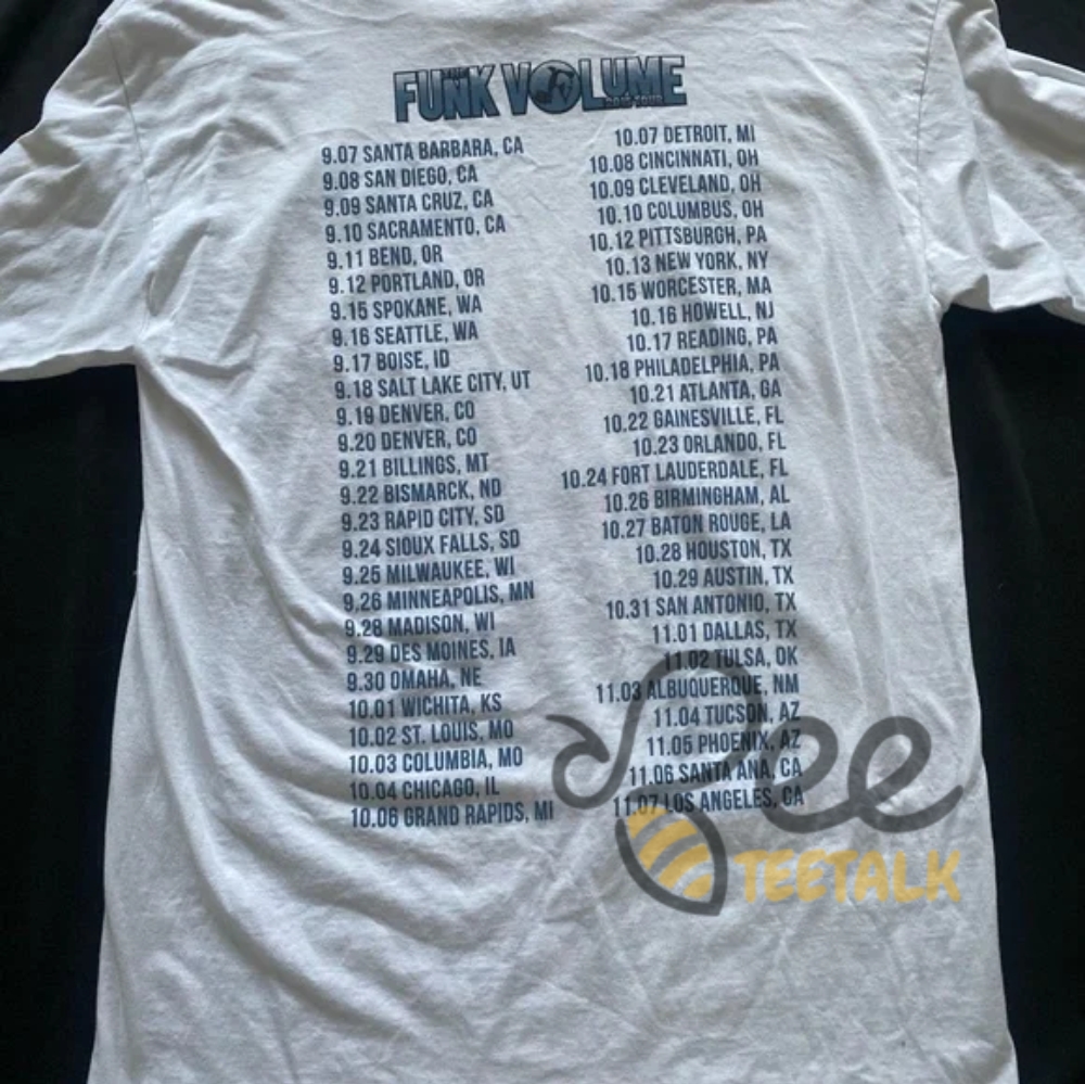 2015 Funk Volume Tour Shirt 10 2015 Funk Volume Tour Shirt