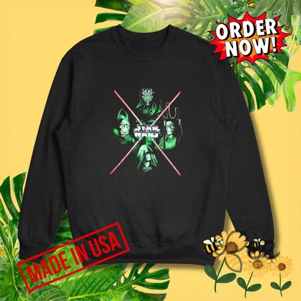 Vintage 1999 star wars episode 1 sith darth maul emperor palpatine shirt