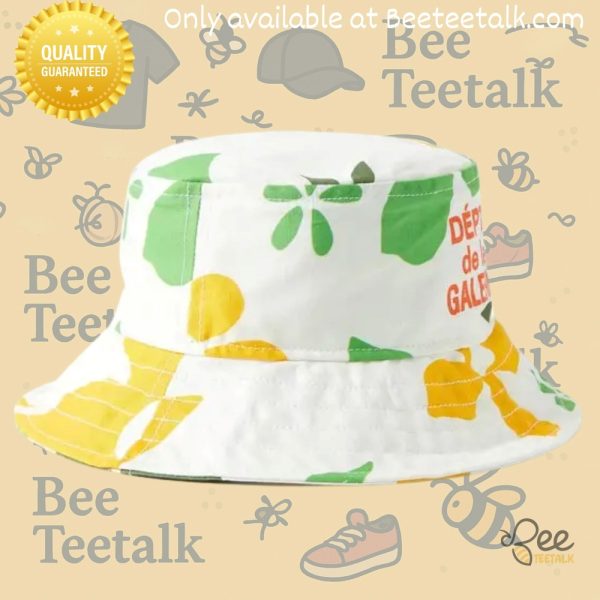 Gallery dept full printed logo bucket hat replica