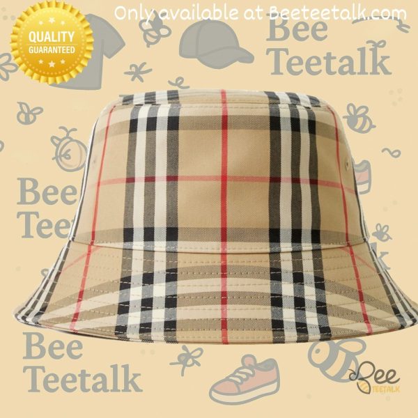 Check burberry bucket hat vintage replica