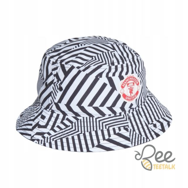 Adidas manchester united man utd zebra football bucket hat replica full printed