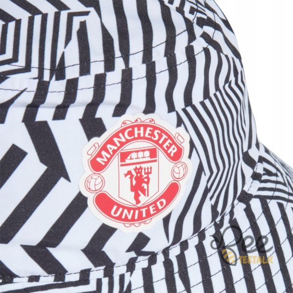 Adidas manchester united man utd zebra football bucket hat replica full printed