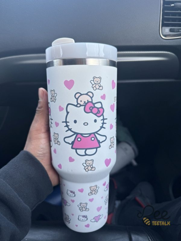 Carebear hello kitty tumbler 40 oz stanley cup dupe