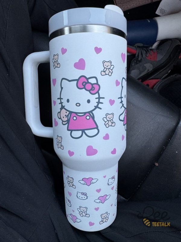 Carebear hello kitty tumbler 40 oz stanley cup dupe