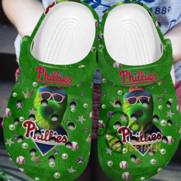 Phillies baseball mlb green clogs