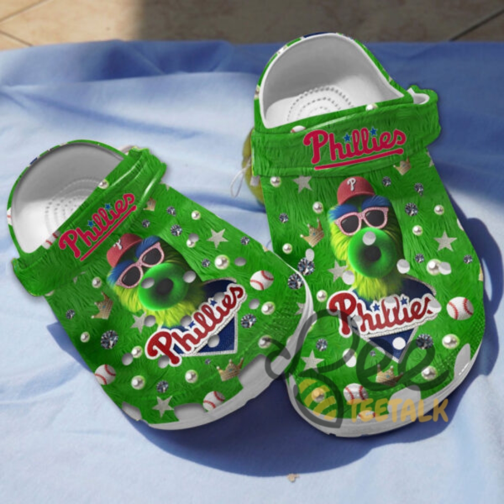 Phillies Baseball Mlb Green Clogs 11 Phillies Baseball MLB Green Clogs
