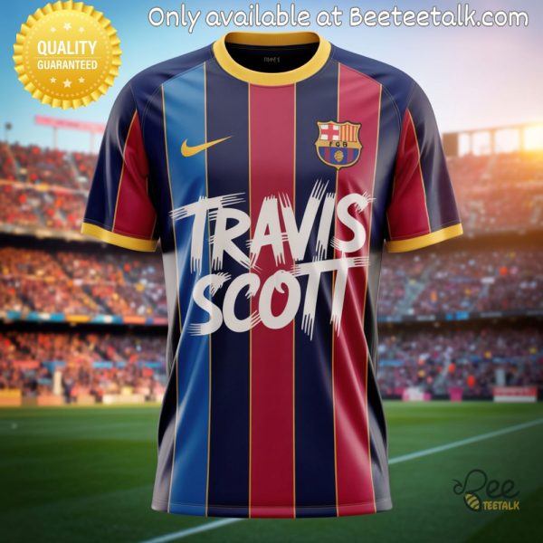 Nike travis scott fc barcelona shirt barca aop jersey