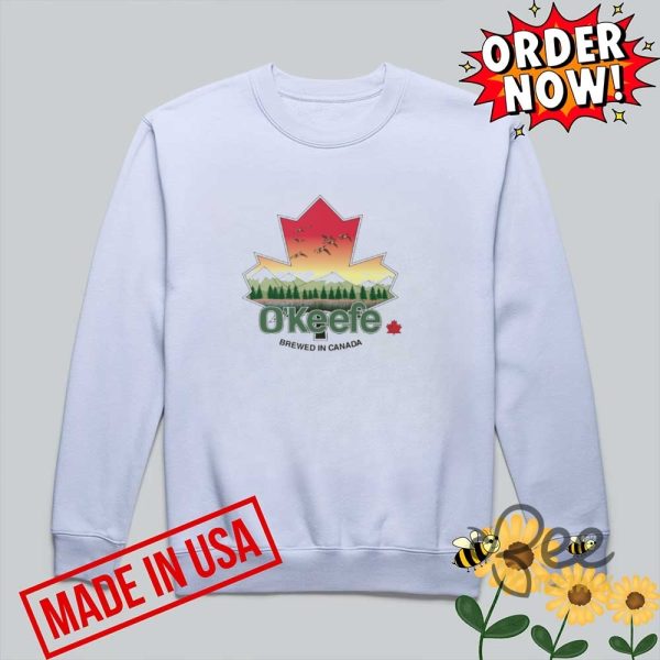 Charlies o keefe brewed in canada shirt