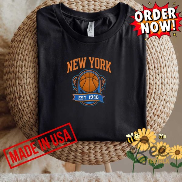 New york knicks basketball 1946 shirt