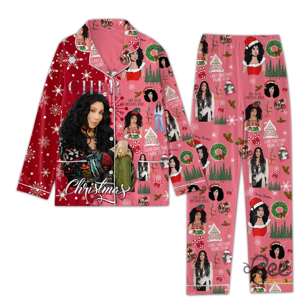 Cher Christmas Pajamas 4 Cher Christmas Pajamas