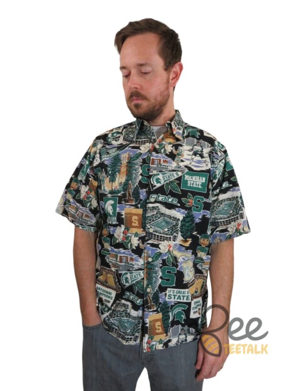 New spartans michigan state msu national champs hawaiian shirt reprinted