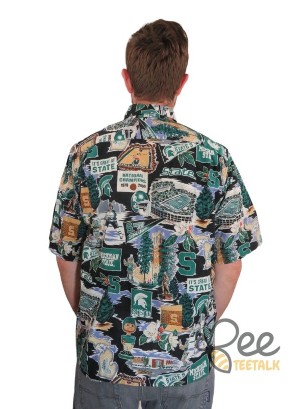 New spartans michigan state msu national champs hawaiian shirt reprinted