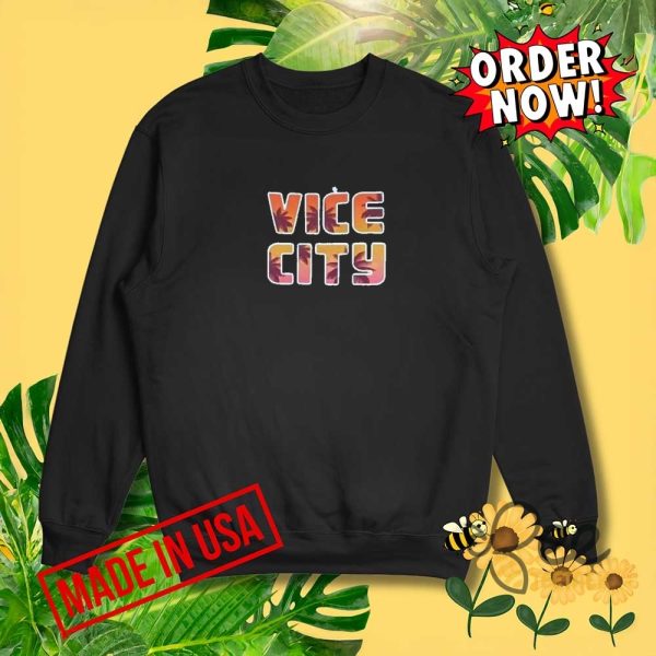 Gta beach florida vice city blue vintage t shirt sweatshirt hoodie tommy vercetti reprinted beeteetalk 1