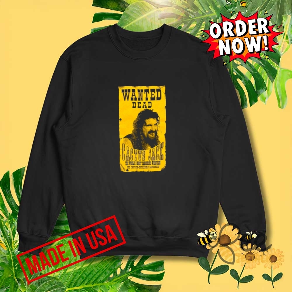 Mick Foley Cactus Jack T Shirt Dead Or Alive Wwe Reprinted 6 Mick Foley Cactus Jack T Shirt Dead Or Alive WWE reprinted
