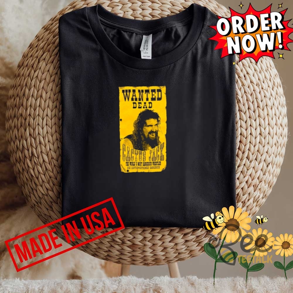 Mick Foley Cactus Jack T Shirt Dead Or Alive Wwe Reprinted 7 Mick Foley Cactus Jack T Shirt Dead Or Alive WWE reprinted