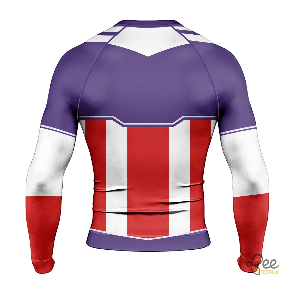 Sam Wilson Rash Guard Captain America Compression Shirt 9 Sam Wilson Rash Guard Captain America Compression Shirt
