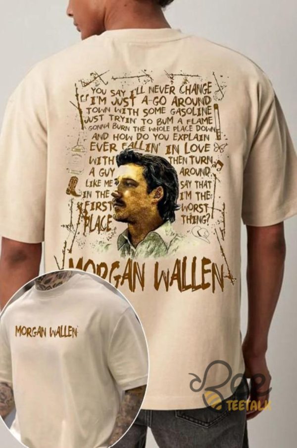 Morgan wallen im the problem tour shirt
