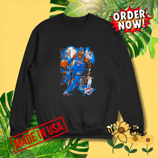 Shai gilgeous alexander okc thunder shirt