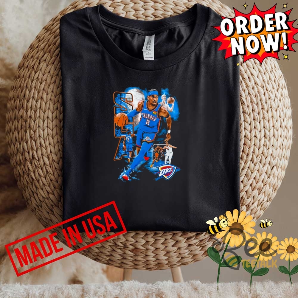 Shai Gilgeous Alexander Okc Thunder Shirt 5 Shai Gilgeous Alexander okc thunder Shirt