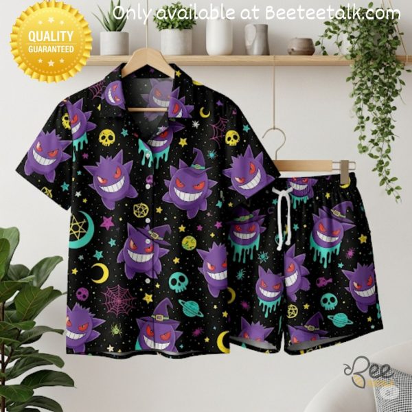 Gengar ghost pokemon hawaiian shirt 2025