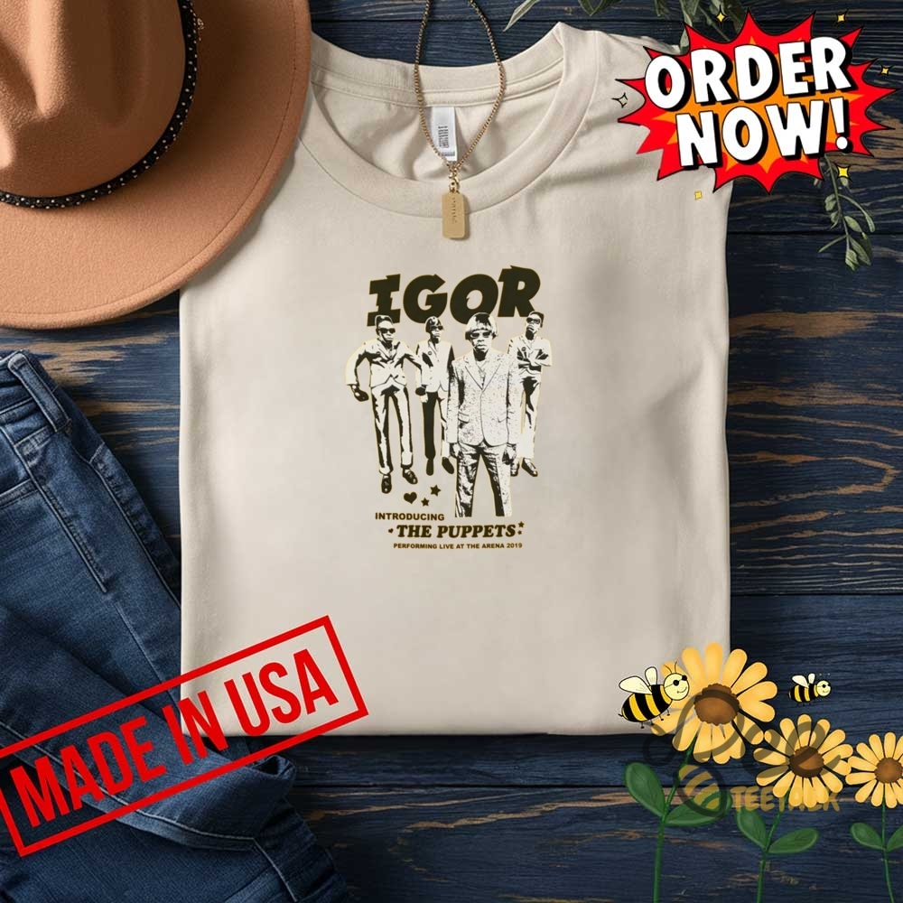 2019 Igor Tyler The Creator The Puppets Tour Shirt Reprinted Arena Golf Wang Tee 7 2019 Igor Tyler the Creator The Puppets Tour Shirt Reprinted Arena Golf Wang Tee