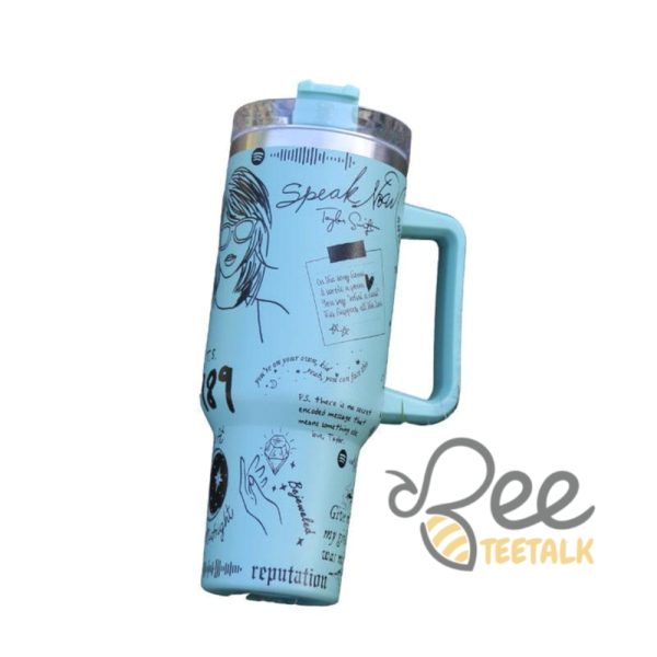 Taylor swift limited edition 40oz stanley tumbler dupe