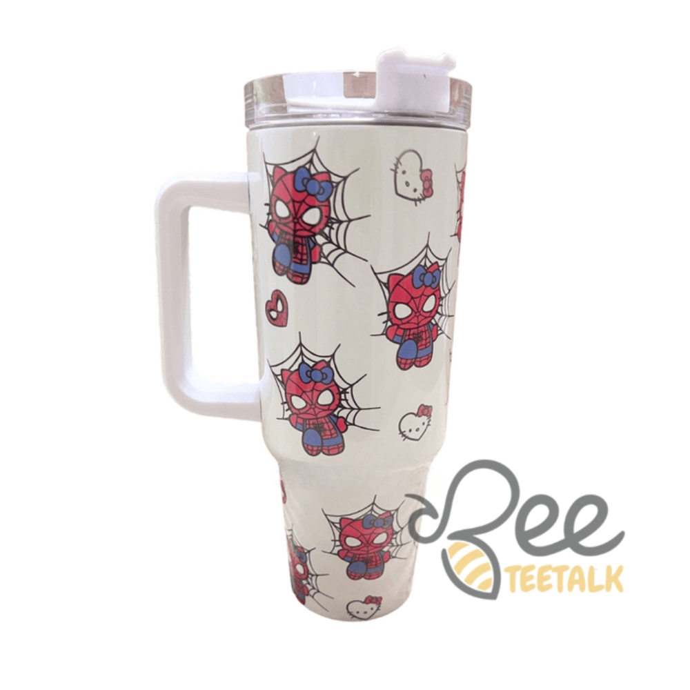 Hello Kitty X Spiderman Tumbler 40Oz 10 Hello Kitty x Spiderman Tumbler 40oz