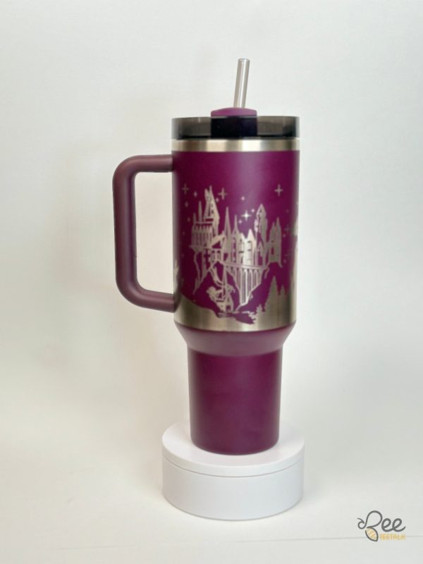 Harry potter custom name engraved stanley tumbler 40oz dupe