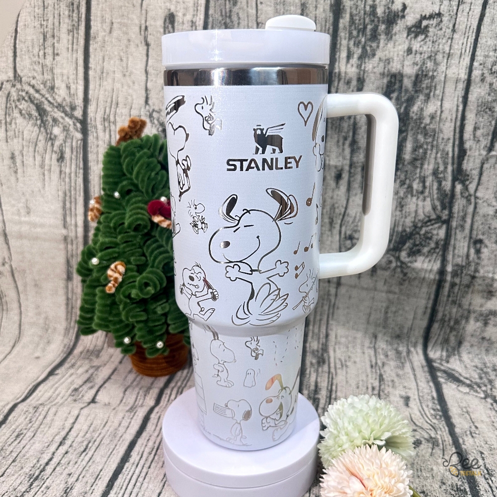 Snoopy Custom Stanley Cup 40 Oz Tumbler With Handle 8 Snoopy Custom Stanley Cup 40 oz Tumbler With Handle
