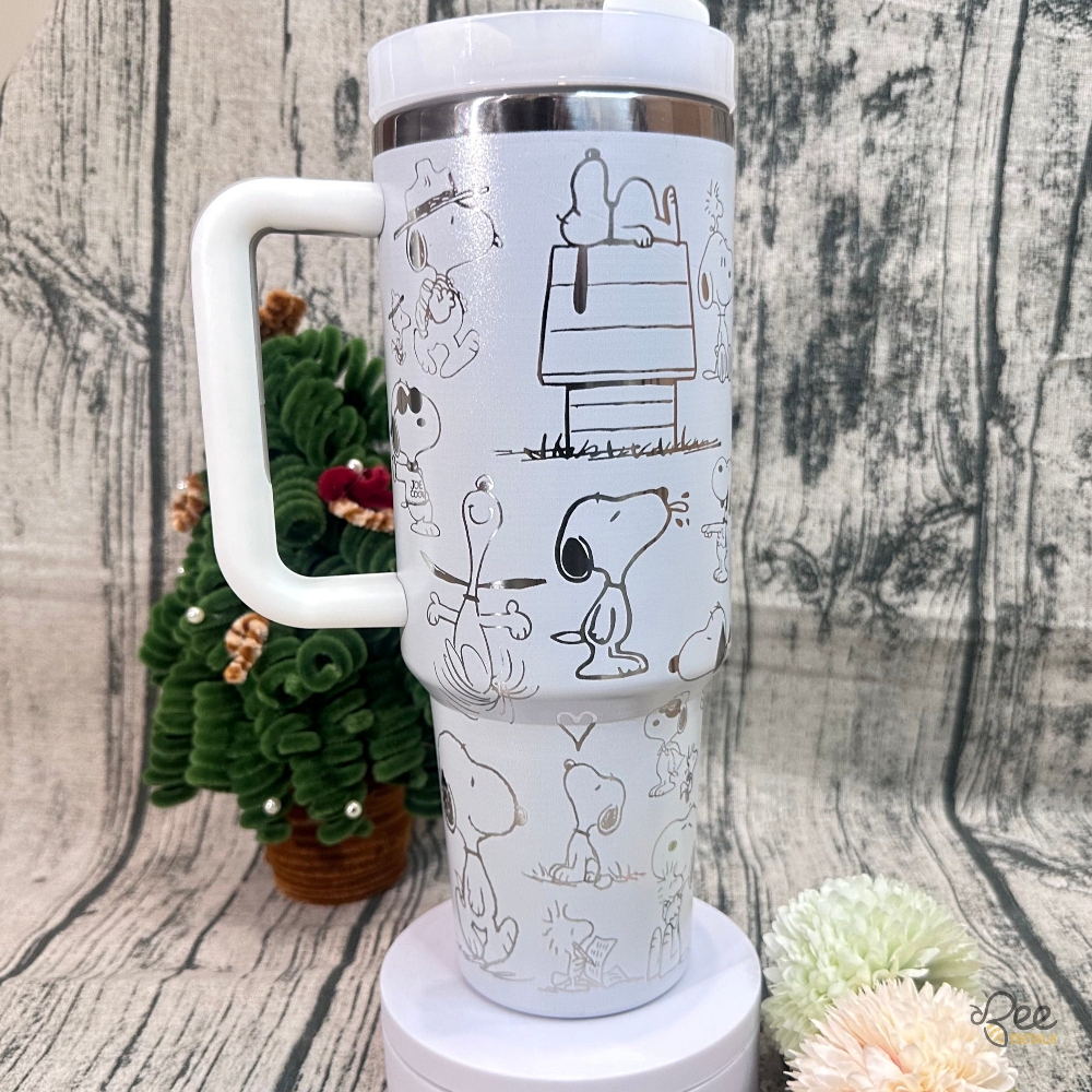 Snoopy Custom Stanley Cup 40 Oz Tumbler With Handle 9 Snoopy Custom Stanley Cup 40 oz Tumbler With Handle