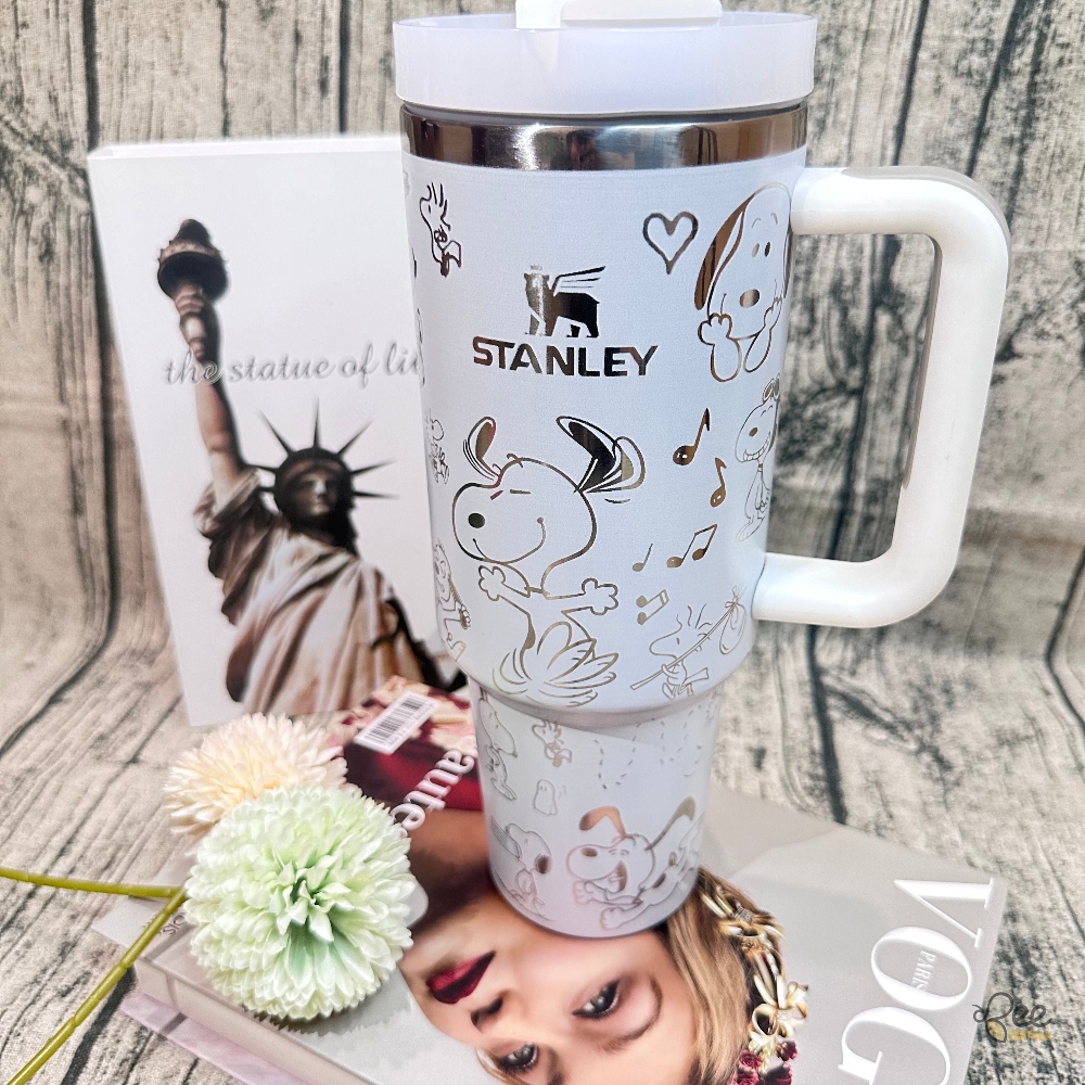 Snoopy Custom Stanley Cup 40 Oz Tumbler With Handle 10 Snoopy Custom Stanley Cup 40 oz Tumbler With Handle
