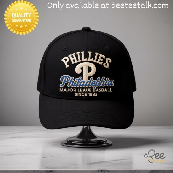 Philadelphia phillies major league baseball embroidered cap 1883