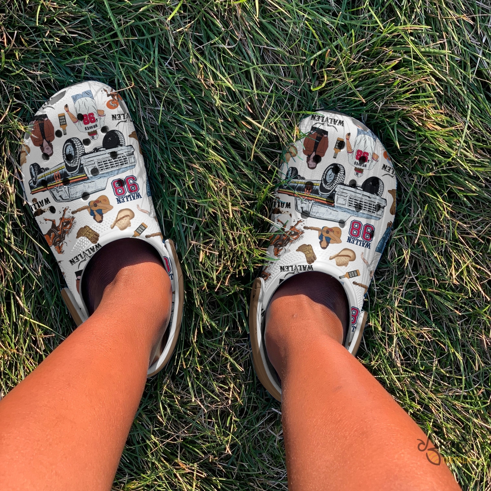 Morgan Wallen White Clogs For Adults 4 Morgan Wallen White Clogs For Adults