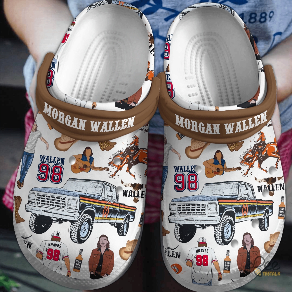 Morgan Wallen White Clogs For Adults 6 Morgan Wallen White Clogs For Adults