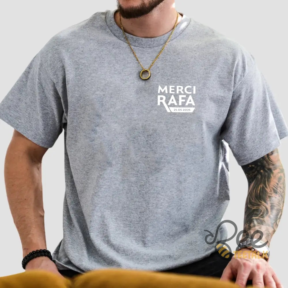 Roland Garros Merci Rafa Shirt 2025 4 Roland Garros merci rafa shirt 2025