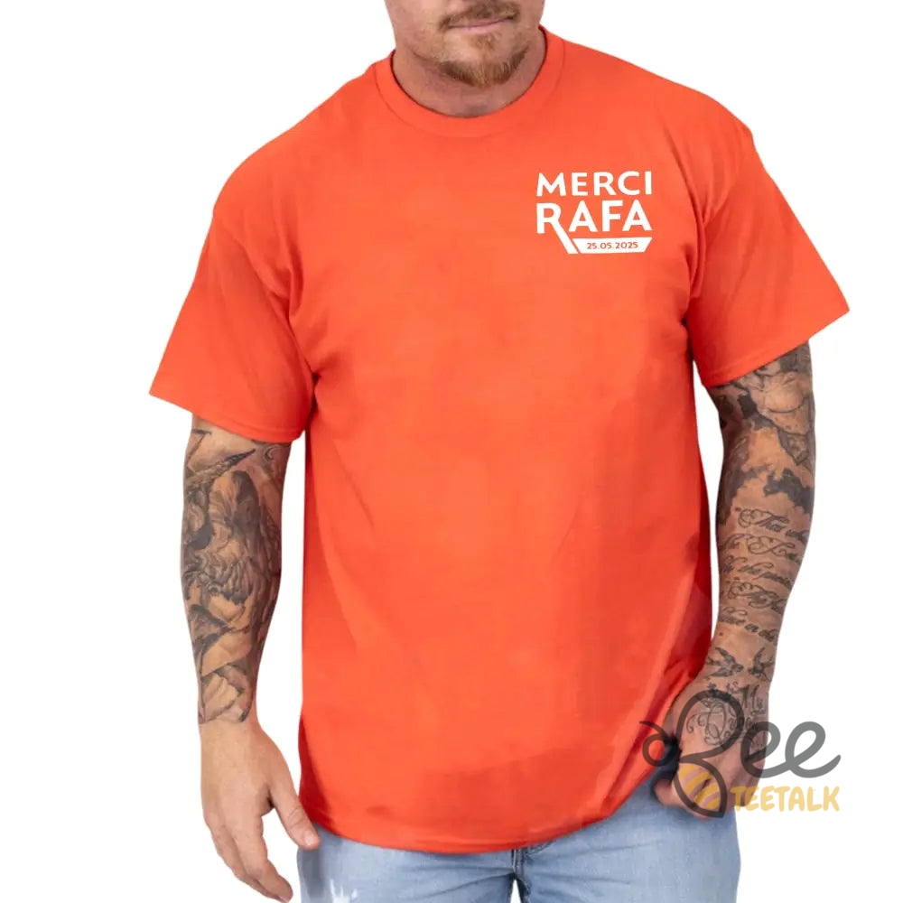 Roland Garros Merci Rafa Shirt 2025 6 Roland Garros merci rafa shirt 2025