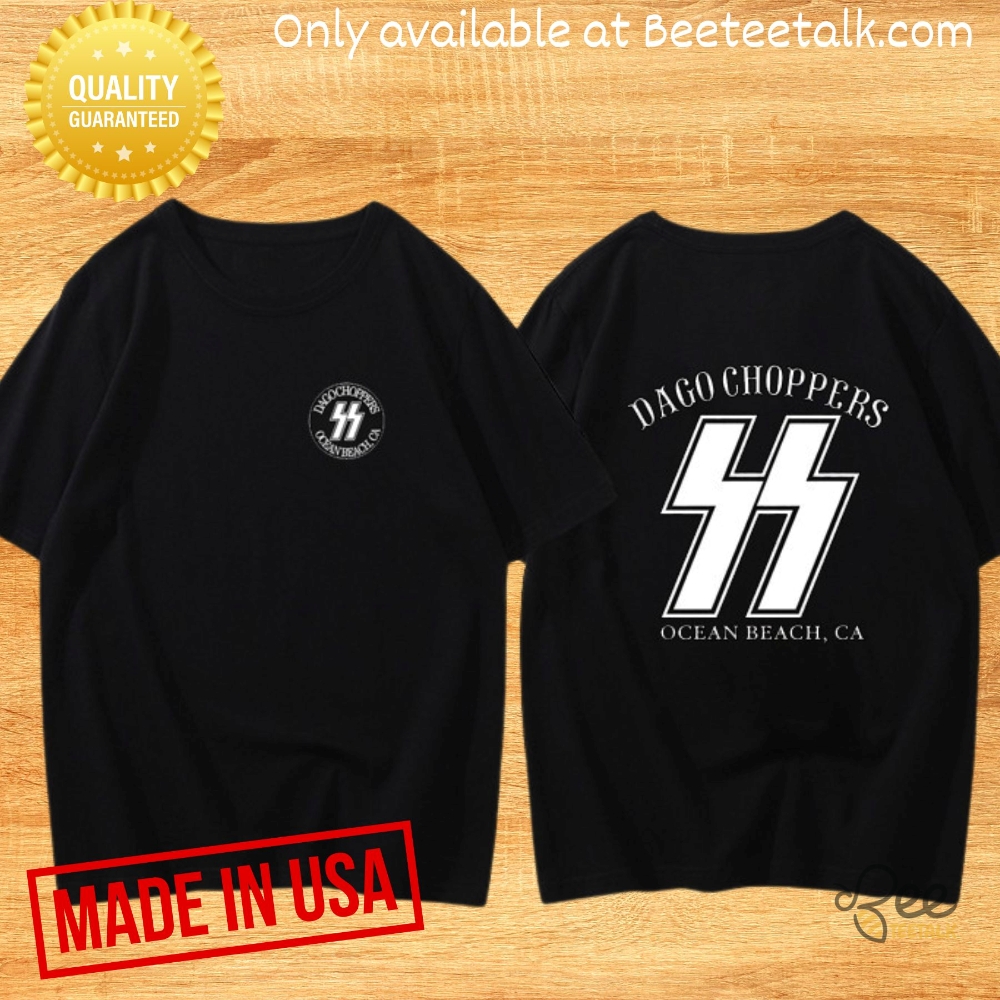 Dago Choppers Ocean Beach Ca Shirt 2 Dago Choppers Ocean Beach CA Shirt