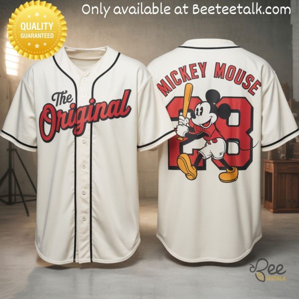 The original mickey mouse baseball jersey